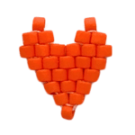 cuore arancione