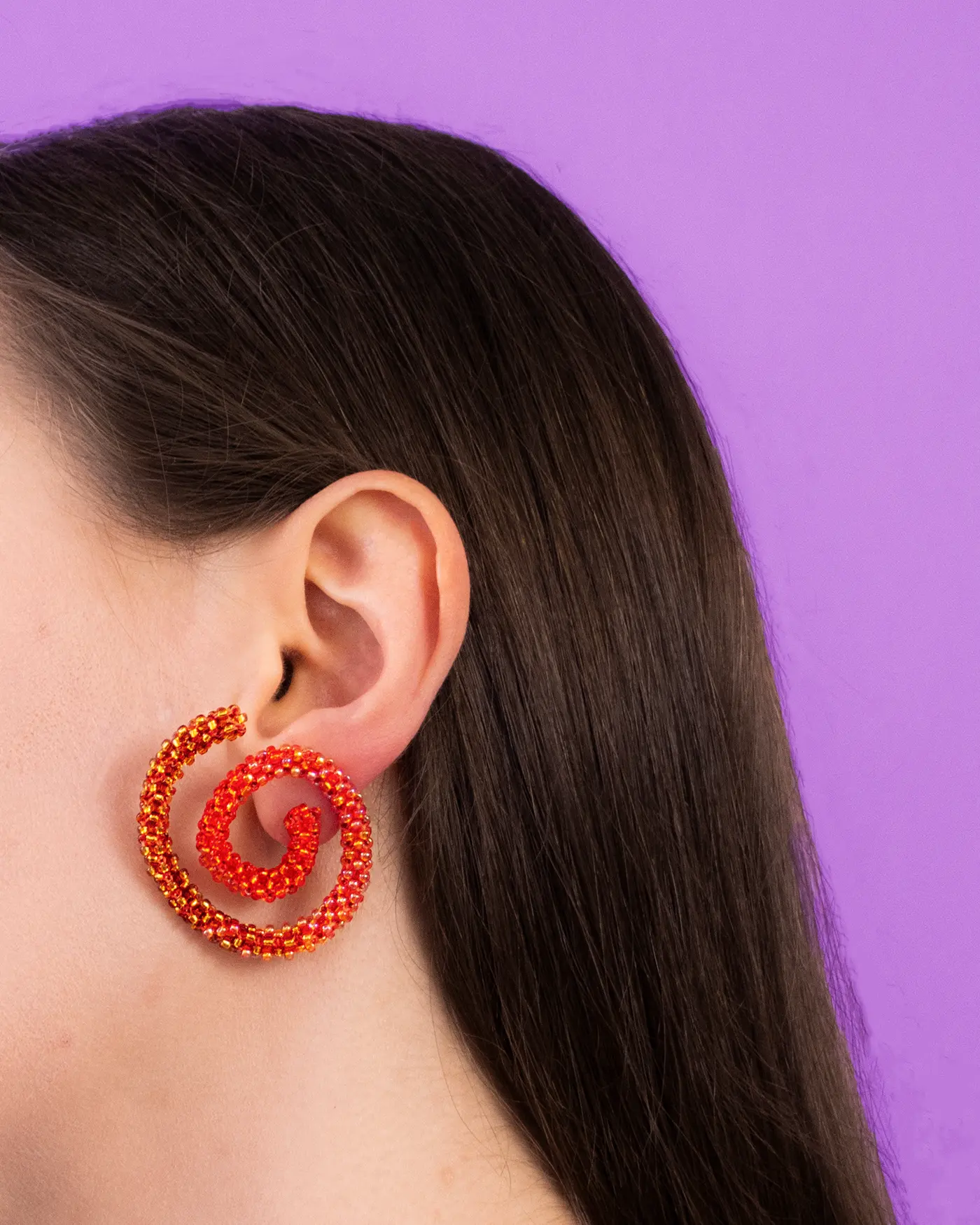 Orecchini a spirale Sandstorm