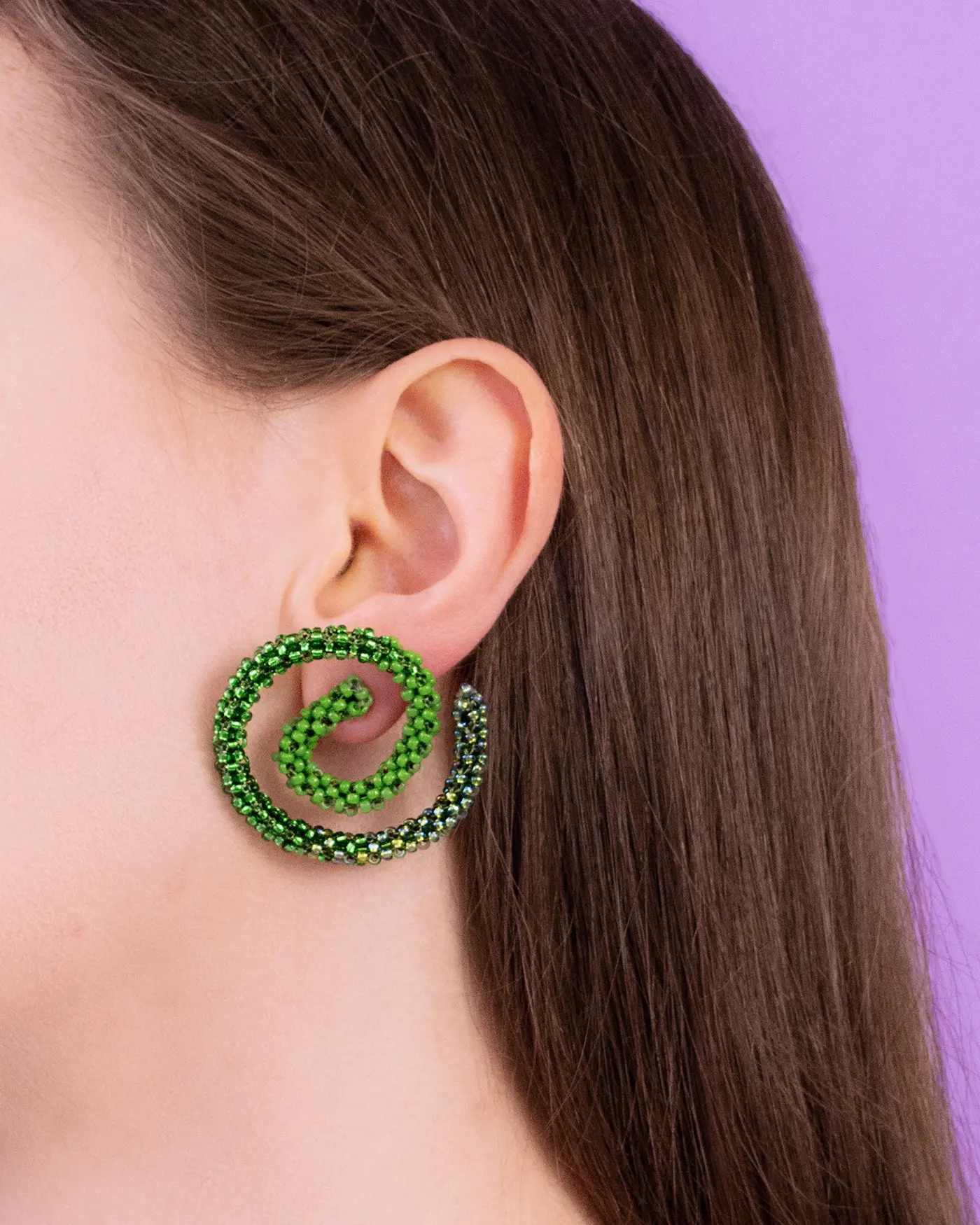 Orecchini a spirale Sandstorm