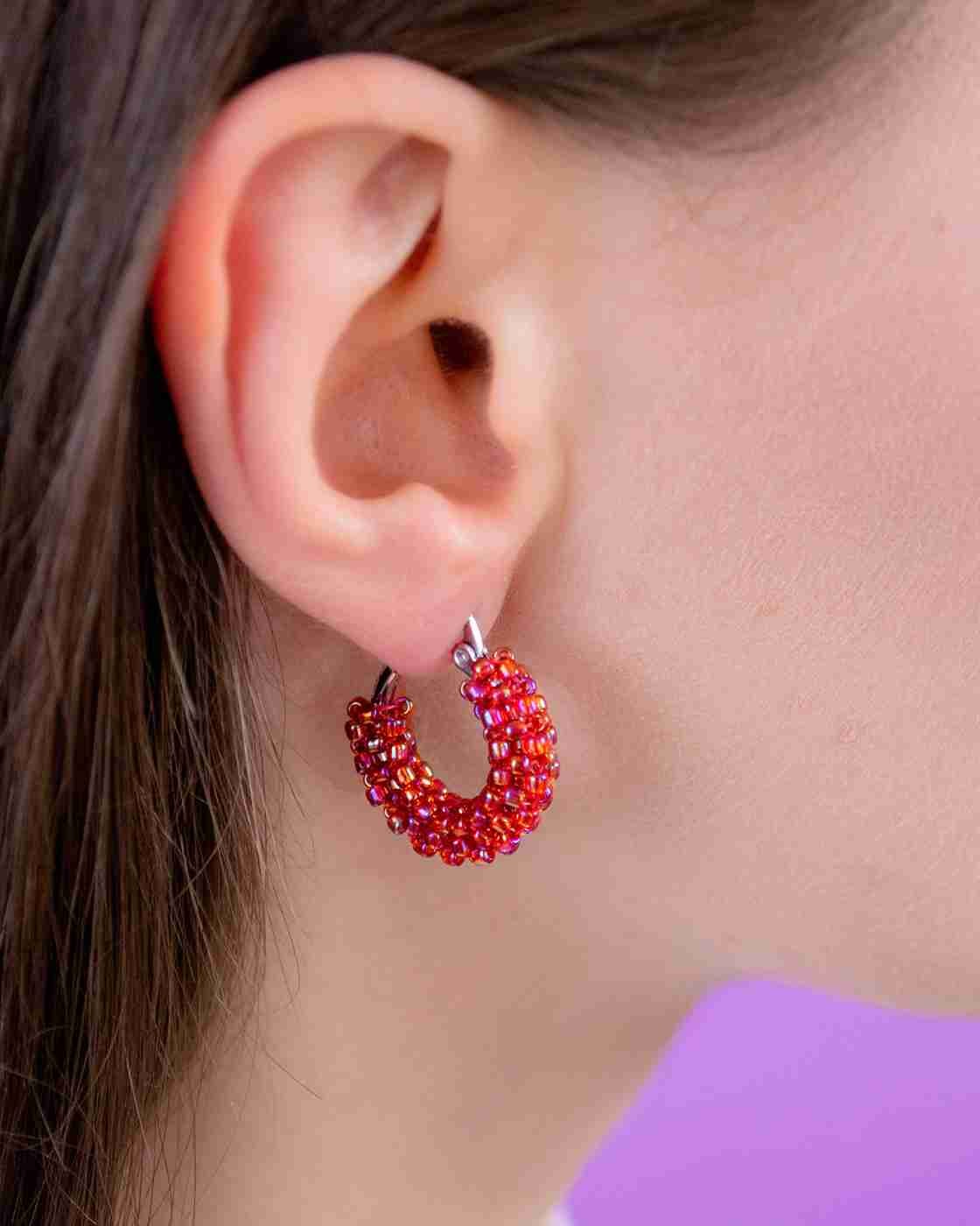 Orecchini a cerchio West L