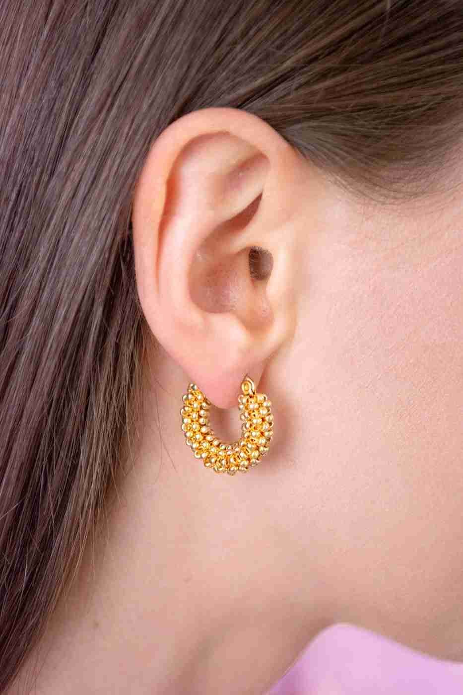 Orecchini a cerchio West L