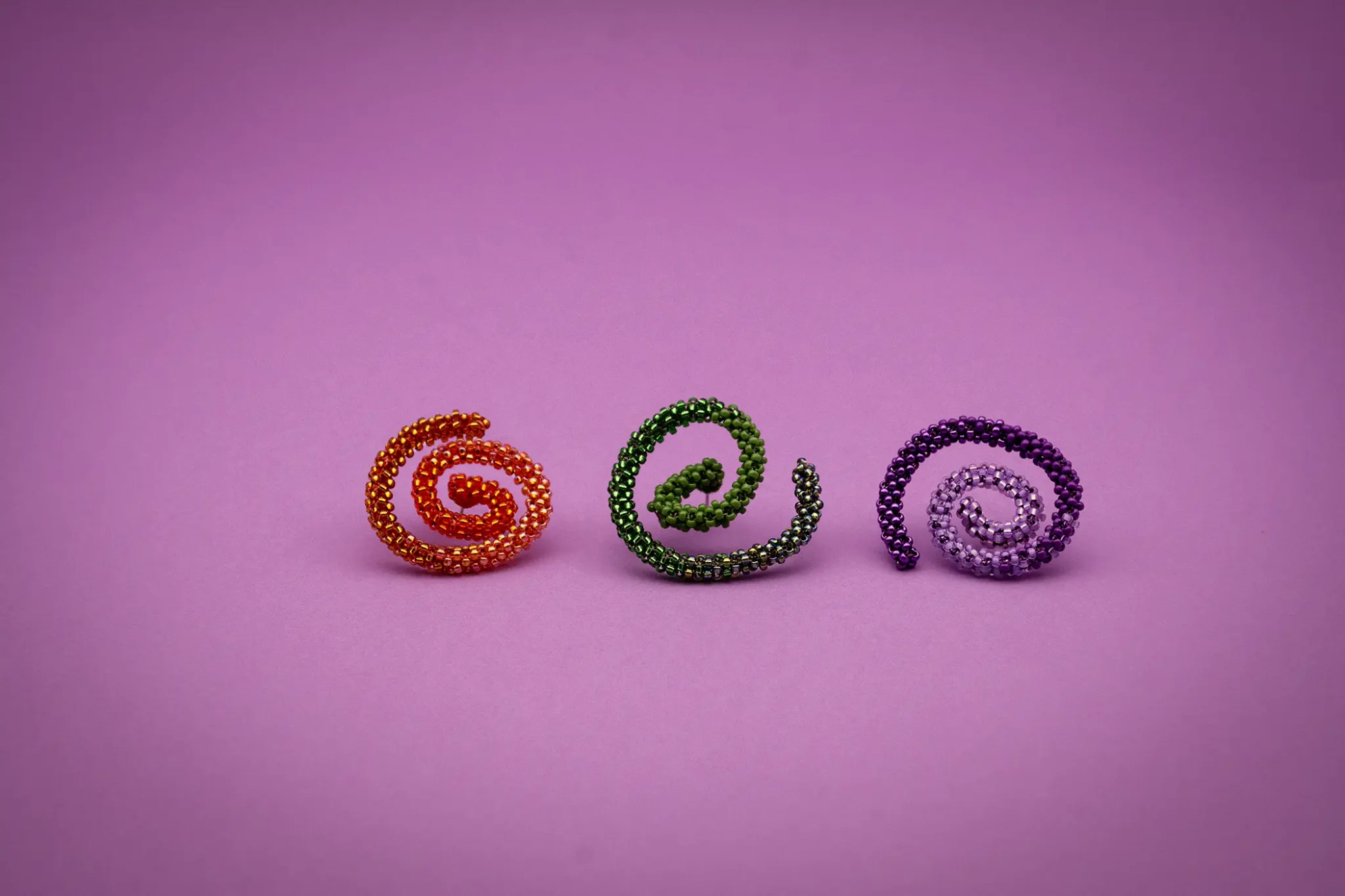 Orecchini a spirale Sandstorm