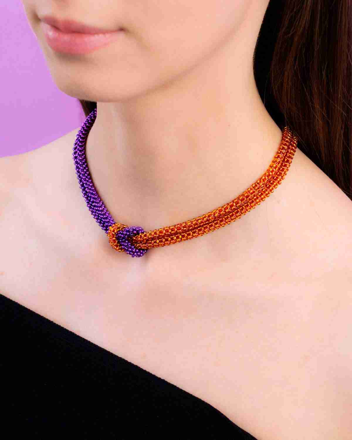 Girocollo con nodo Calamity