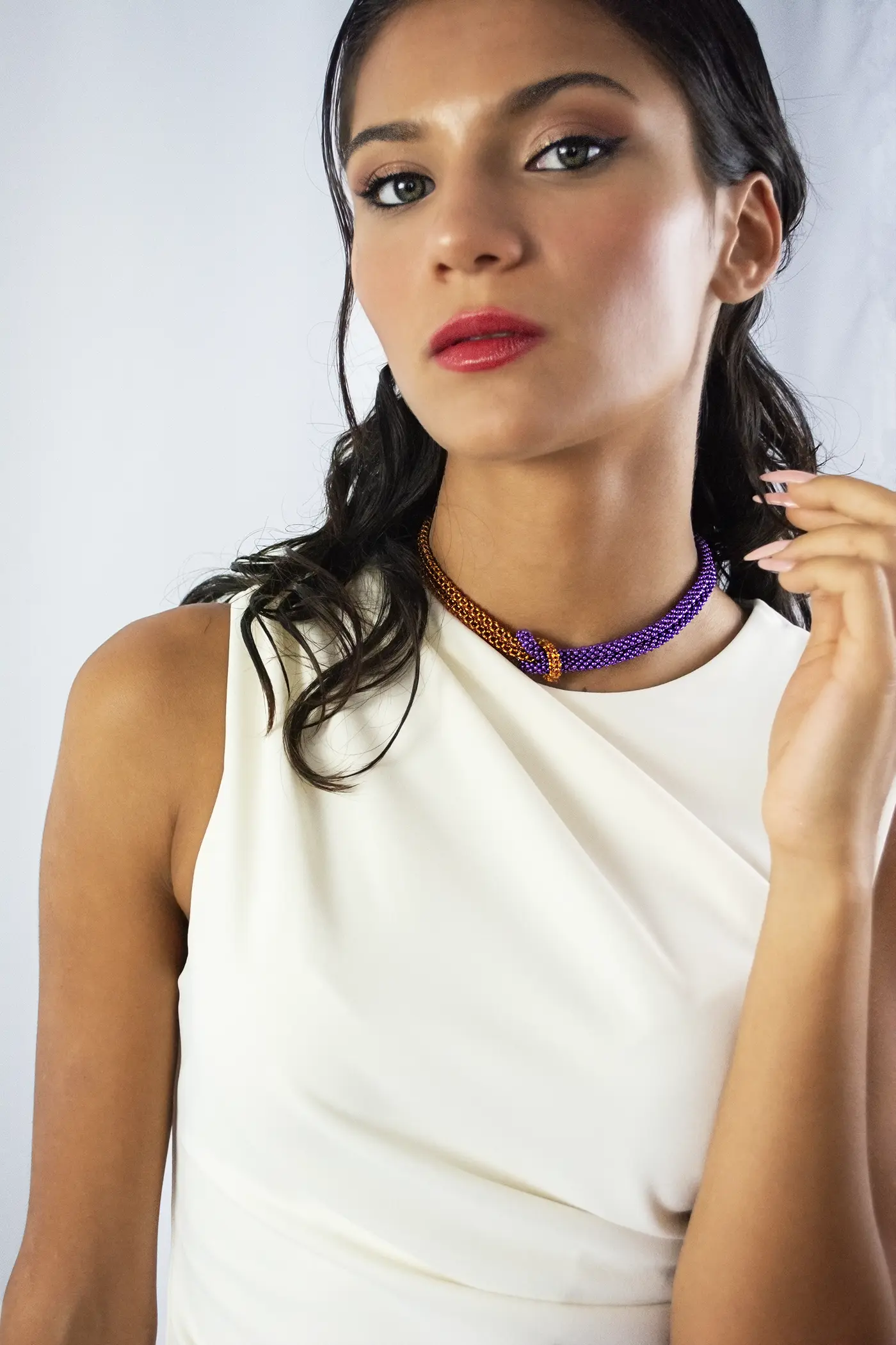 Girocollo con nodo Calamity