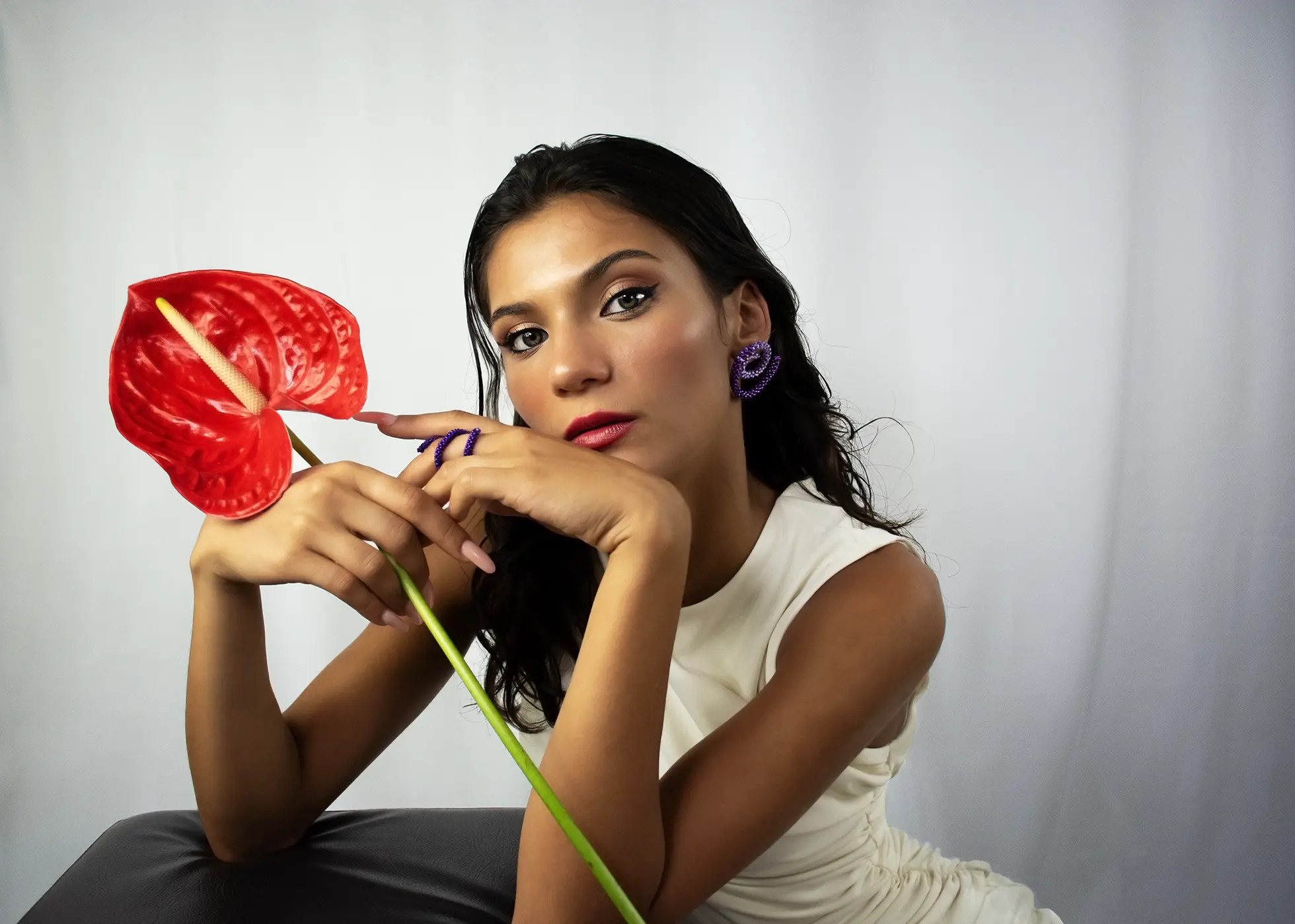 Orecchini a spirale Sandstorm