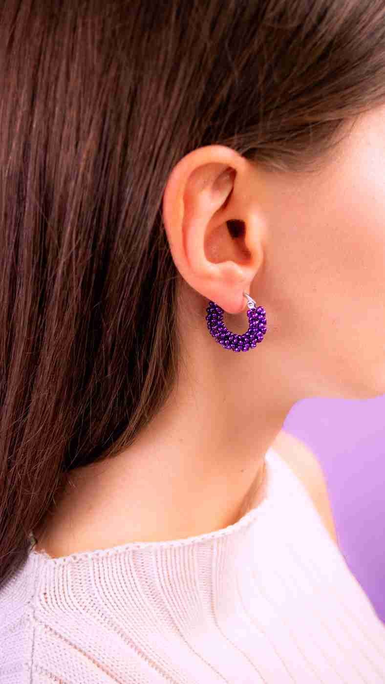 Orecchini a cerchio West L